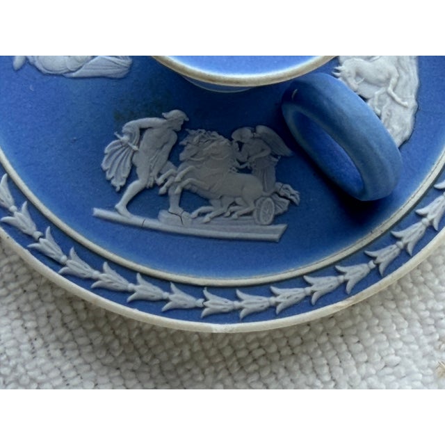 Antique (18th - 19th Cent.) Wedgwood Neoclassical Jasperware Chamberstick For Sale - Image 11 of 13