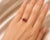 Late 20th Century 18K Pink Rose Gold Ruby Pinky Ring, Size 6.25 For Sale - Image 4 of 4