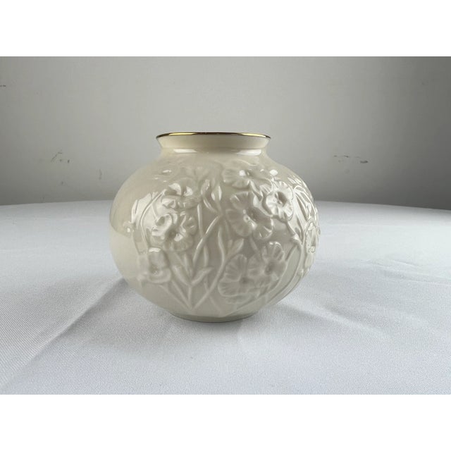 Ceramic Vintage Lennox Vase For Sale - Image 7 of 8