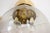 Metal Large Czech Smoky Glass and Brass Ceiling Lights from Kamenický Šenov, 1970s, Set of 3 For Sale - Image 7 of 12