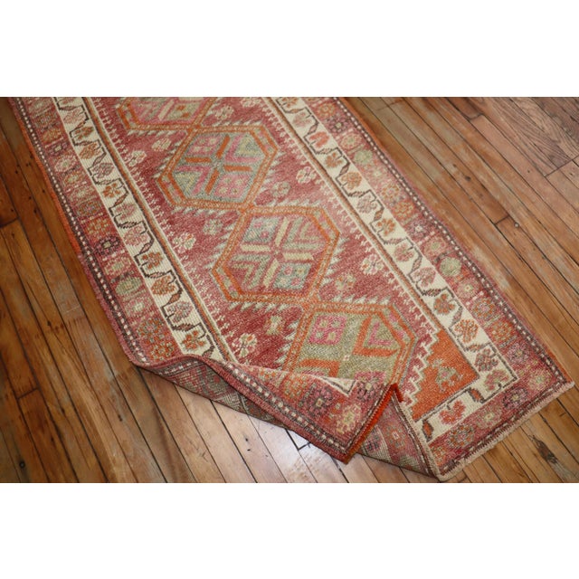 Textile Vintage Rare Turkish Long Runner - 2'11" x 30'1" For Sale - Image 7 of 10