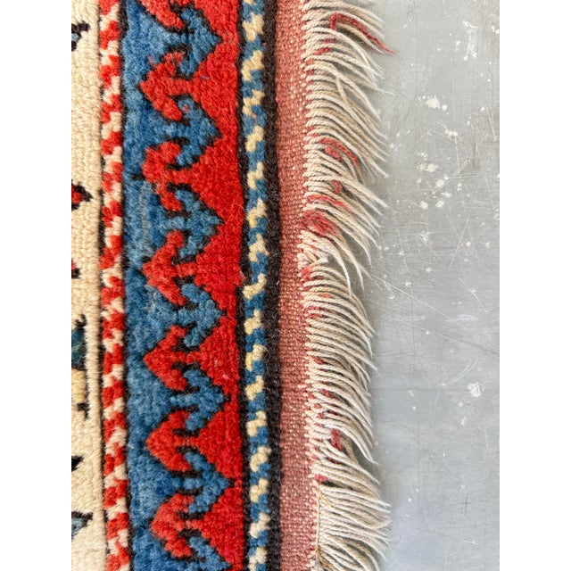 Art Deco Geometric Wool Milas Rug, Turkey, 1970s For Sale - Image 11 of 16