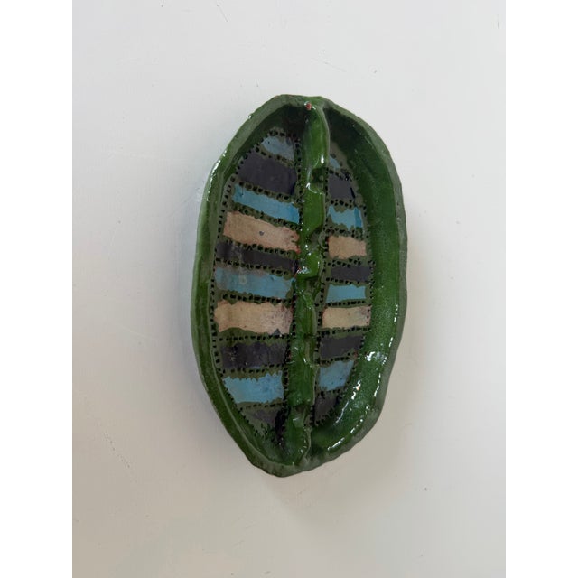 1980s 1980s Vintage Ellen Weinstein Studio Art Pottery Ashtray For Sale - Image 5 of 7
