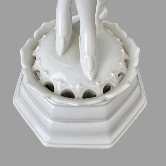 1920s Rosenthal Art Deco Porcelain Pierrot Figurine by Dorothea Charol For Sale - Image 11 of 14