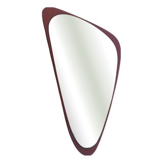 Vintage Danish Teak Mirror, 1960s For Sale