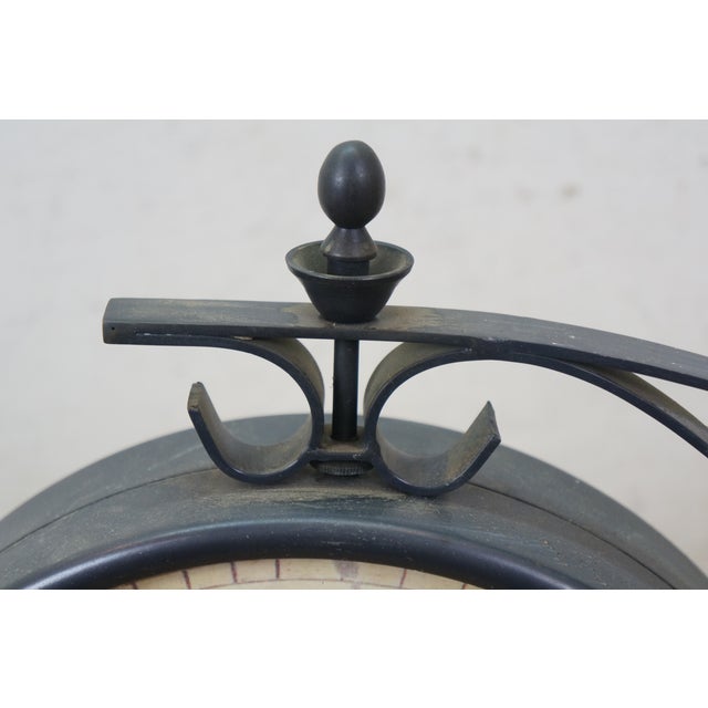 Late 20th Century Grand Central Station Double Sided Roman Numeral Railway Clock 16" For Sale - Image 5 of 15