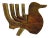 Vintage Articulated ‘Danish Mid-Century Modern Style’ Carved Wood Bird Candelabra, Candleholder, Candlestick For Sale