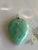 Chinese Vintage 14k Gold & Natural Grade a Green Jadeite "Longevity Peach" Heart Pendant For Sale - Image 3 of 7