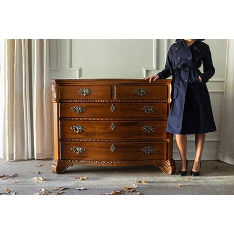 1980s Vintage Hekman Chest of Drawers For Sale - Image 5 of 18
