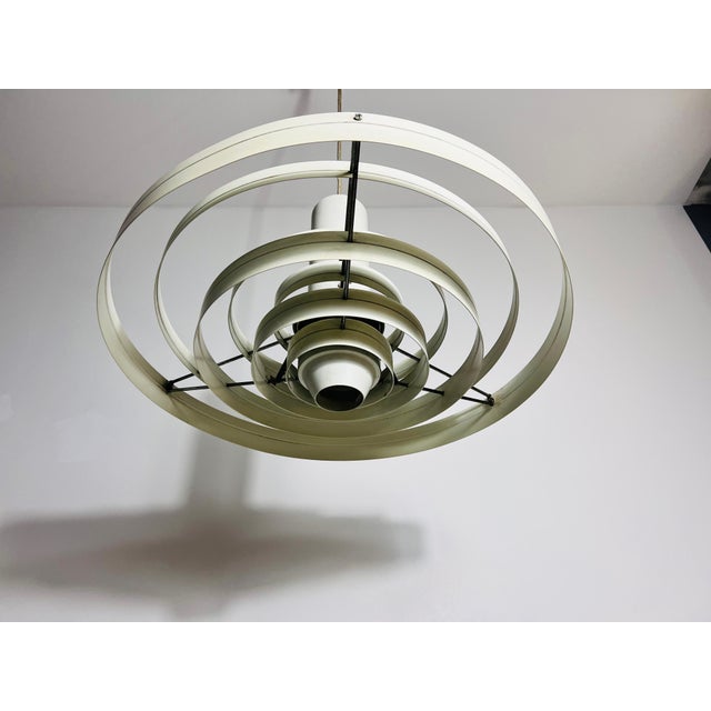 White „Fibonacci“ Pendant Lamp by Fog & Morup, 1960s, Denmark For Sale - Image 10 of 12