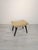 Vintage Pouf in Fabric and Wood, 1960s For Sale - Image 3 of 12