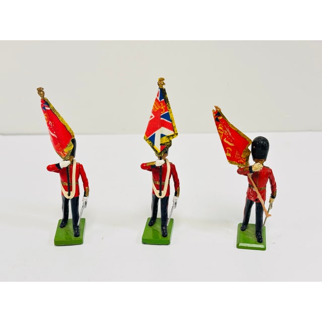 Metal Vintage W. Britains Collection of Hollow-Cast Metal Toy Soldiers - 28 Pcs. For Sale - Image 7 of 18