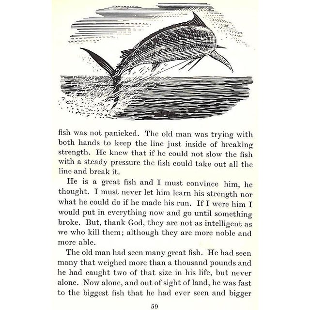 "The Old Man and the Sea" 1955 Hemingway, Ernest For Sale - Image 9 of 12