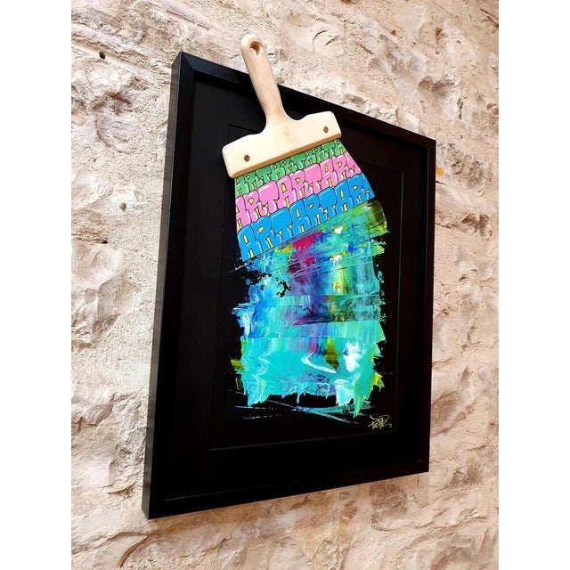 Pegaz Spat'Art, 2021 Mixed media on wood Wall sculpture Signed Dimensions: 53 x 43 cm This piece is attributed to the...