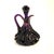 Early 20th Century Amethyst Glass Moon and Star Cruet With Stopper For Sale - Image 11 of 12