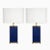Blue Stone Lamps from Enzo Missoni, 1970s, Set of 2 For Sale - Image 9 of 9