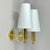 Mid-Century Brass V18 Wall Lights attributed to Eje Ahlgren for Bergboms, Sweden, 1960s, Set of 2 For Sale - Image 3 of 18