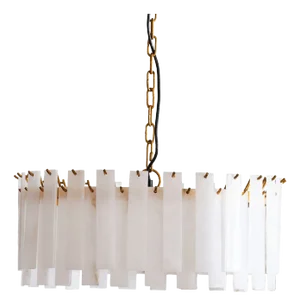 Matthew Izzo Home Alabaster Chandelier - New