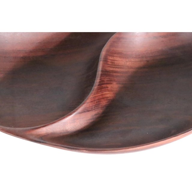 Monkey Wood Serving Bowl Att. To Mabini C 1950/1960's For Sale - Image 10 of 10