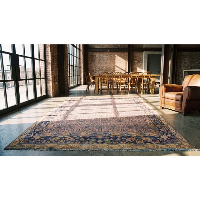 Early 20th Century Indian Cotton Agra Carpet For Sale - Image 12 of 12