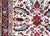 A wonderful vintage Persian Heriz rug with a simple mirrored pattern with a central floral medallion flanked by bathing...