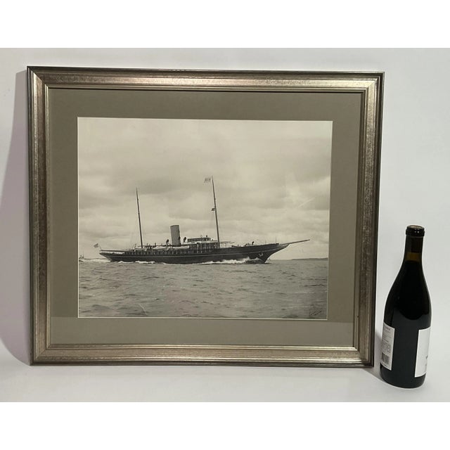American Photograph of J.P. Morgan's Yacht Corsair on Sea Trials For Sale - Image 3 of 10