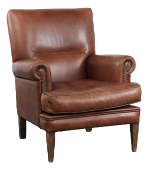 Club Chair in Cowhide Leather