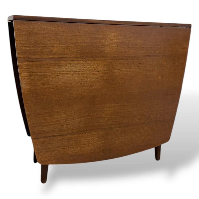 Wood Mid-Century Teak Drop-Leaf Dining Table from Elliotts of Newbury, 1960s For Sale - Image 7 of 9