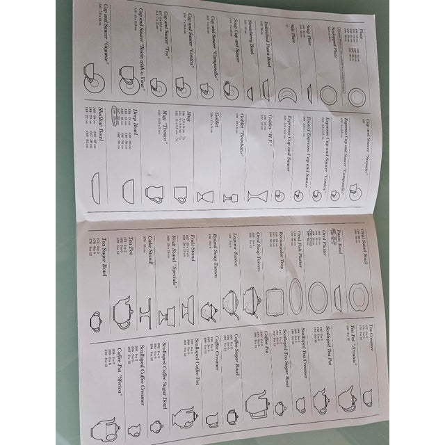 Late 20th Century Late 20th Century Grazia Majolica Deruta Dinnerware Set- 47 Pieces For Sale - Image 5 of 11