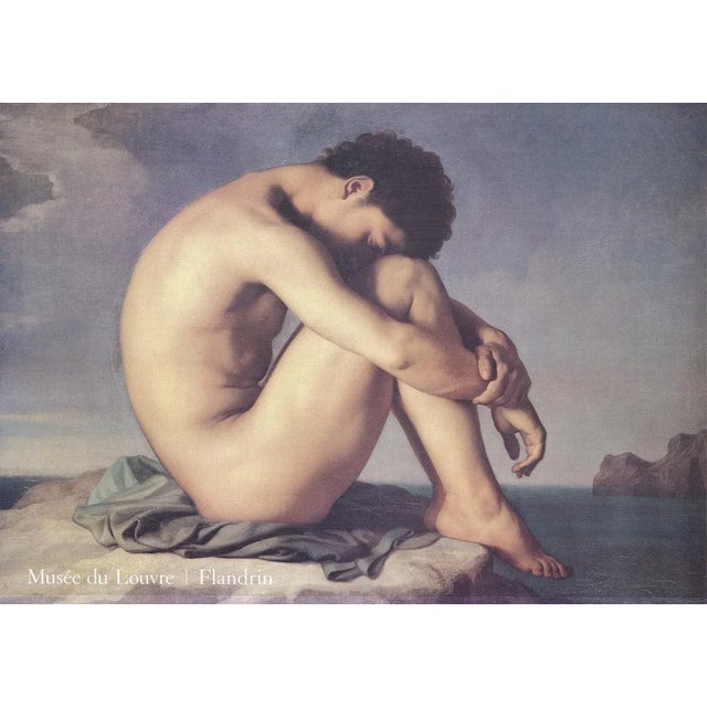 Artist: Hippolyte Flandrin Title: Portrait by the Sea Year: 1989 Signed: No Medium: Offset Lithograph Paper Size: 38.75 x...