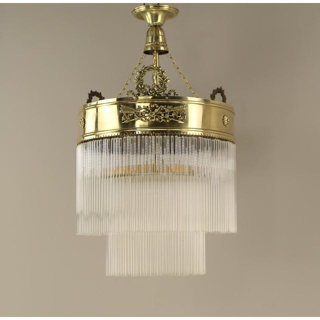 Viennese Coffee House Ceiling Lamp, Austria, 1910s For Sale - Image 12 of 18