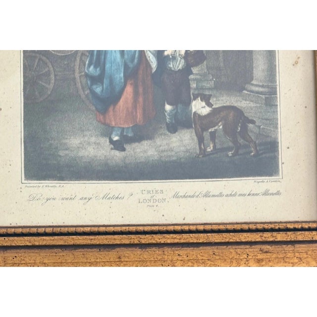 Up for sale is this charming vintage print from Francis Wheatley's original paintings immortalizing the vendors of London...