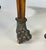 Early 21st Century Pair of Theodore Alexander Regency Style Carved Lion & Hairy Paw Caster Armchairs in Brown Leather For Sale - Image 5 of 17