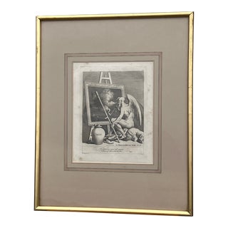 William Hogarth Original 1794 Allegorical Engraving, Chronos For Sale