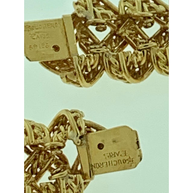 Late 20th Century Boucheron Two-Piece Necklace and Bangle Set in 18 Karat Yellow Gold 165 Grams For Sale - Image 9 of 18