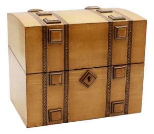 Early 20th Century English Arts & Crafts to Art Deco Satinwood Box