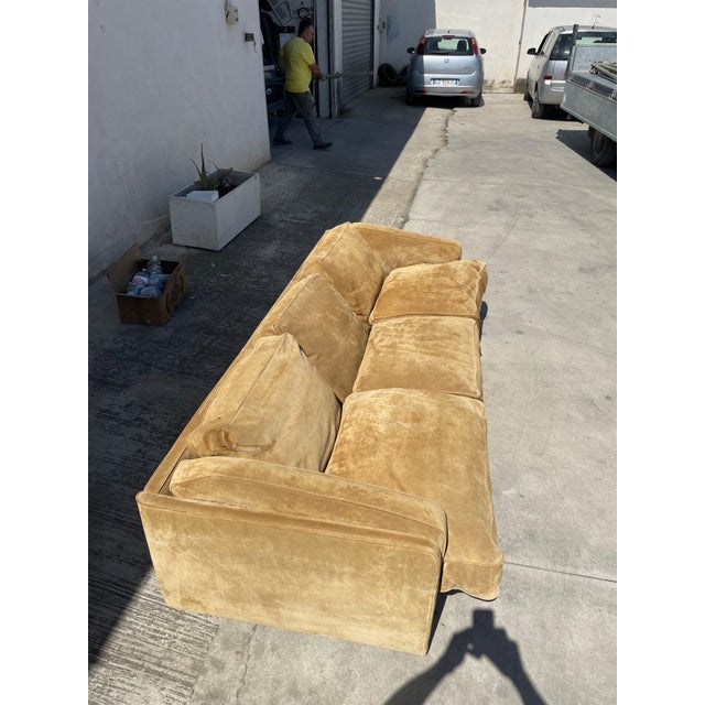 Vintage 4-Seater Sofa by Poltrona Frau, 1980s For Sale - Image 3 of 7