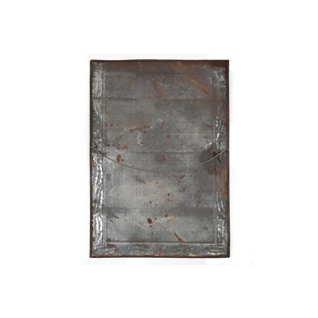 Black Art Deco Advertising Sign on Tin Plate, Italy, 1924 For Sale - Image 8 of 11