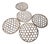 Japanese Bamboo Zaru Drying Trays, 1930, Set of 5 For Sale
