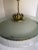 Mid-Century Modern 1950s Rippled Glass and Brass Chandelier Attributed to Carl Fagerlund For Sale - Image 3 of 10