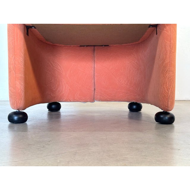 Vintage Fabric Armchairs, 1980s, Set of 10 For Sale - Image 16 of 18