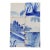 Antique Set of Six Baroque Portuguese Tiles 18th Century Blue & White Landscape Scene For Sale