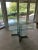 LEON / IRVIN ROSEN for Pace Sculptural CUT GLASS Mid-Century Modern DINING TABLE. Very good pre-owned condition with...