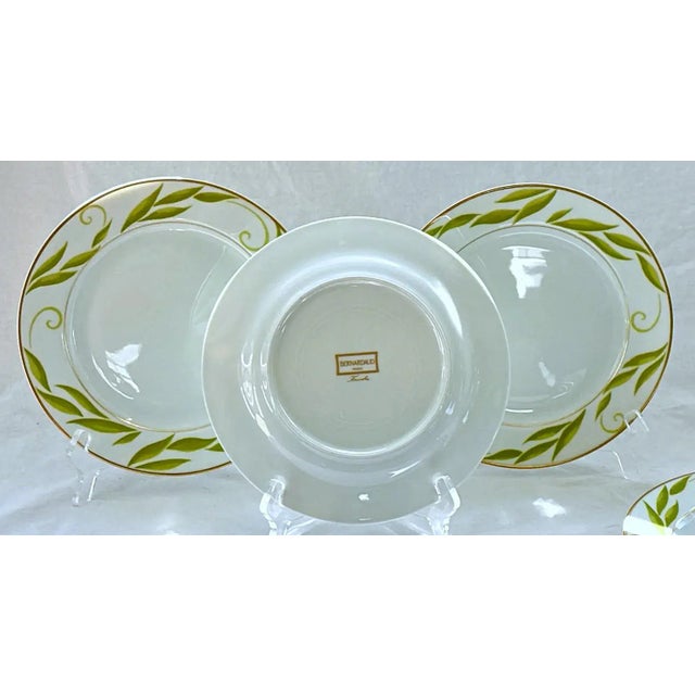 Modern Limoges France Bernardaud Frivole Salad Plates - Set of 7 For Sale - Image 3 of 8