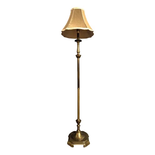 20th Century Brass Floor Lamp For Sale