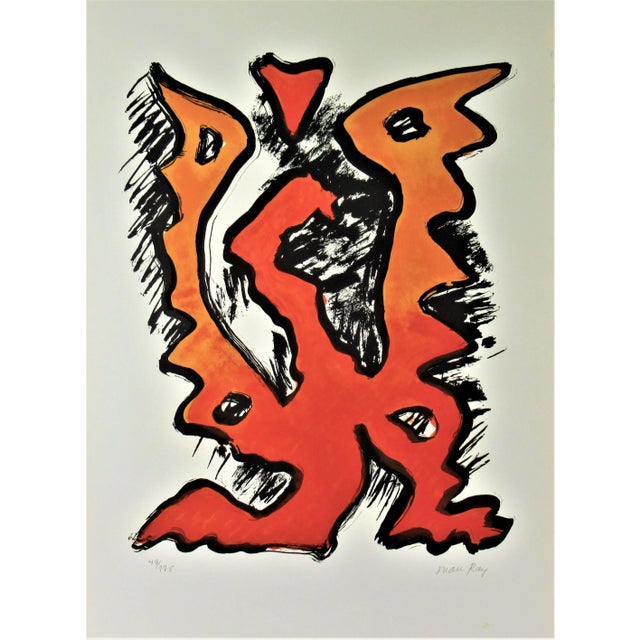 Artist: Man Ray (American, 1890-1976) Title: Mythologia Moderna II Year: 1969 Medium: Color lithograph Edition: numbered...