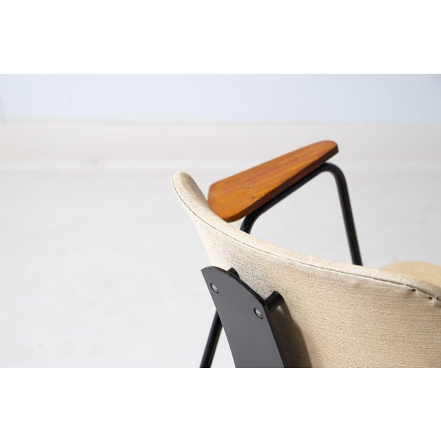 Mid-Century Modern F1 Chair by Van Der Meeren from Tubax, 1950s For Sale - Image 3 of 7