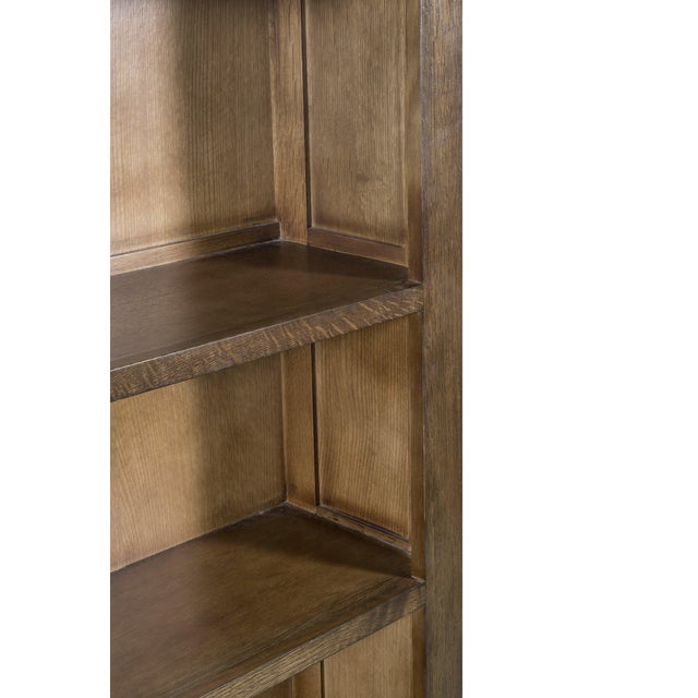 Brown Mission Open Shelf Bookcase - Micheal Cherry For Sale - Image 8 of 17