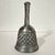 Vintage cast pewter bell from the 1900s. Diamond shaped pattern. Approximately 2 1/4” x 2 1/4” x 4 1/2”. Weighs 3.2 ounces.