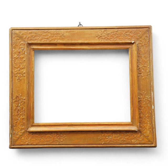 17th Century Style Lacquered Wooden Frame, Italy, Late 19th-Early 20th Century For Sale - Image 13 of 13